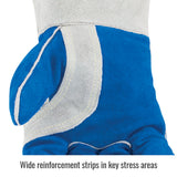 Side Split Cowhide Stick Glove with CushionCore™ Liner Gloves