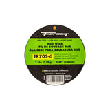 ER70S-6, MIG Welding Wire, Mild Steel, .024 in Diameter x 2 Pound Spool