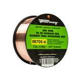 ER70S-6, MIG Welding Wire, Mild Steel, .024 in Diameter x 2 Pound Spool