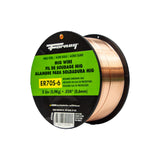 ER70S-6, MIG Welding Wire, Mild Steel, .024 in Diameter x 2 Pound Spool
