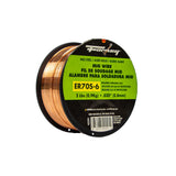ER70S-6, MIG Welding Wire, Mild Steel, .030 in Diameter x 2 Pound Spool