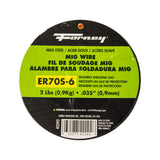 ER70S-6, MIG Welding Wire, Mild Steel, .035 in Diameter x 2 Pound Spool