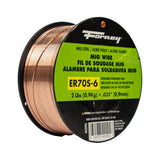 ER70S-6, MIG Welding Wire, Mild Steel, .035 in Diameter x 2 Pound Spool