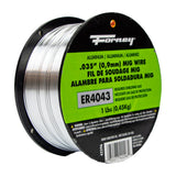 ER4043, MIG Welding Wire, Aluminum, .035 in Diameter x 1 Pound