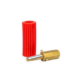 Plug, Male with Red Sleeve (32483)