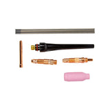 17FV TIG Torch for 200 AMP and Below Machines with a Size 25 Dinse Connection
