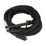 17FV TIG Torch for 200 AMP and Below Machines with a Size 25 Dinse Connection