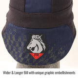 BSX® Silicone Grip FR Cotton Welding Cap, Navy & Black
