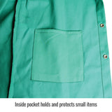 9 oz. Flame Resistant Cotton Welding Jacket, Green