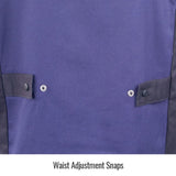 BSX® FR Cotton & Cowhide Hybrid Welding Jacket, Navy & Black