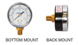 GAUGE, PRESSURE 0-200PSI.